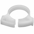 HellermannTyton 190-00303 Snapper Hose Clamp, .71"–.81" Bundle Diameter, POM, White, 1000/pkg