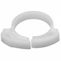 HellermannTyton SNP18A10M4 Snapper Hose Clamp, .78"–.93" Bundle Diameter, POM, White, 1000/pkg
