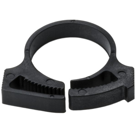 HellermannTyton SNP18AGHS0C2 Snapper Hose Clamp, .78"–.93" Bundle Diameter, PA66GF13, Black, 100/pkg