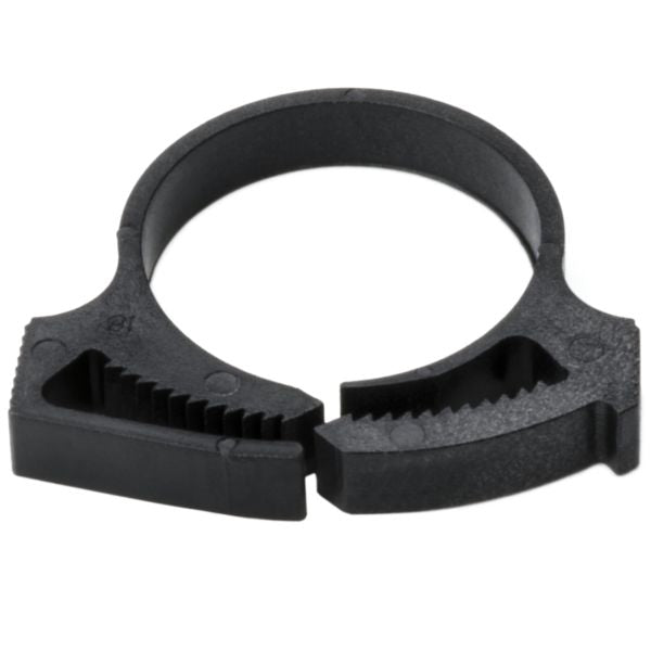 HellermannTyton SNP19GHS0C2 Snapper Hose Clamp, .96"–.97" Bundle Diameter, PA66GF13, Black, 100/pkg