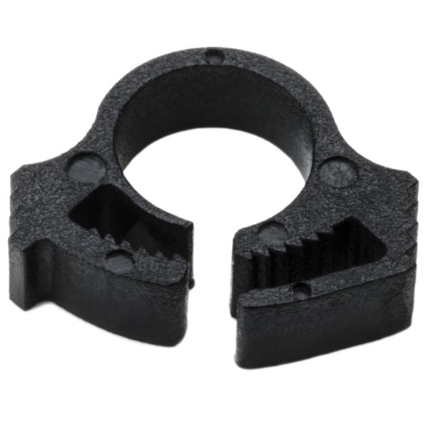 HellermannTyton SNP1GHS0M4 Snapper Hose Clamp, .24"–.26" Bundle Diameter, PA66GF13, Black, 1000/pkg