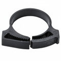 HellermannTyton SNP24GHS0C2 Snapper Hose Clamp, 1.02"–1.17" Bundle Diameter, PA66GF13, Black, 100/pkg