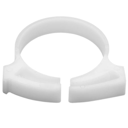 HellermannTyton SNP2810H4 Snapper Hose Clamp, 1.11"–1.27" Bundle Diameter, POM, White, 500/pkg