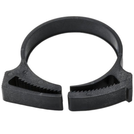 HellermannTyton SNP32GHS0K2 Snapper Hose Clamp, 1.23"–1.41" Bundle Diameter, PA66GF13, Black, 50/pkg