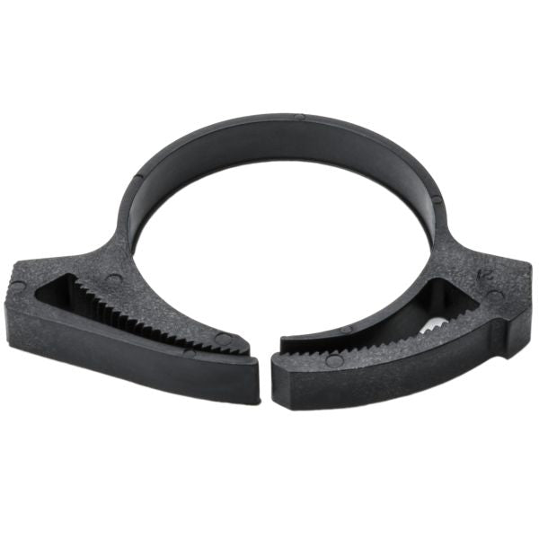HellermannTyton SNP33GHS0H4 Snapper Hose Clamp, 1.29"–1.59" Bundle Diameter, PA66GF13, Black, 500/pkg