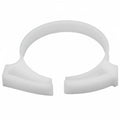 HellermannTyton SNP3610K2 Snapper Hose Clamp, 1.46"–1.69" Bundle Diameter, POM, White, 50/pkg