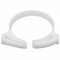 HellermannTyton SNP3810K2 Snapper Hose Clamp, 1.62"–1.89" Bundle Diameter, POM, White, 50/pkg