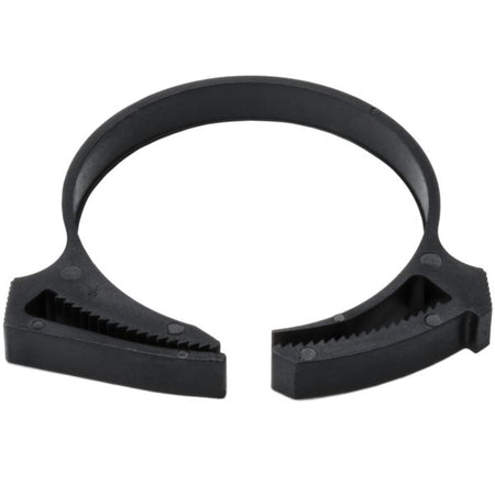 HellermannTyton SNP38GHS0K2 Snapper Hose Clamp, 1.61"–1.90" Bundle Diameter, PA66GF13, Black, 50/pkg