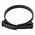 HellermannTyton SNP50GHS0C2 Snapper Hose Clamp, 2.06"–2.31" Bundle Diameter, PA66GF13, Black, 100/pkg