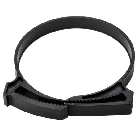 HellermannTyton SNP50GHS0C2 Snapper Hose Clamp, 2.06"–2.31" Bundle Diameter, PA66GF13, Black, 100/pkg