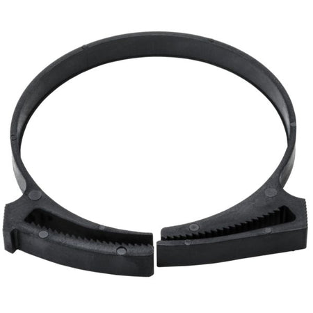 HellermannTyton SNP60GHS0C2 Snapper Hose Clamp, 2.31"–2.59" Bundle Diameter, PA66GF13, Black, 100/pkg