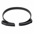 HellermannTyton SNP70GHS0C2 Snapper Hose Clamp, 2.63"–3.15" Bundle Diameter, PA66GF13, Black, 100/pkg