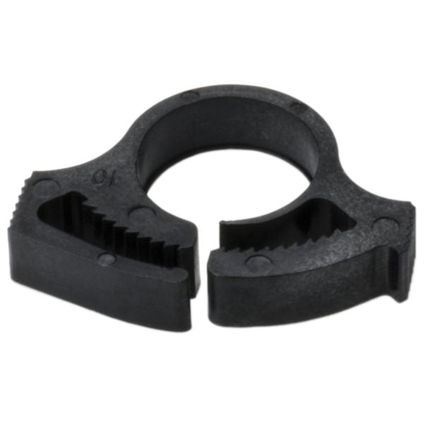 HellermannTyton SNP7GHS0M4 Snapper Hose Clamp, .46"–.55" Bundle Diameter, PA66GF13, Black, 1000/pkg