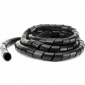 1 1/4" Diameter Polyethylene UV Black Spiral Wrap 50ft/Spool