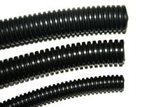 1 1/4" Diameter Polyethylene UV Black Split Loom Wire Tubing 100ft/Spool