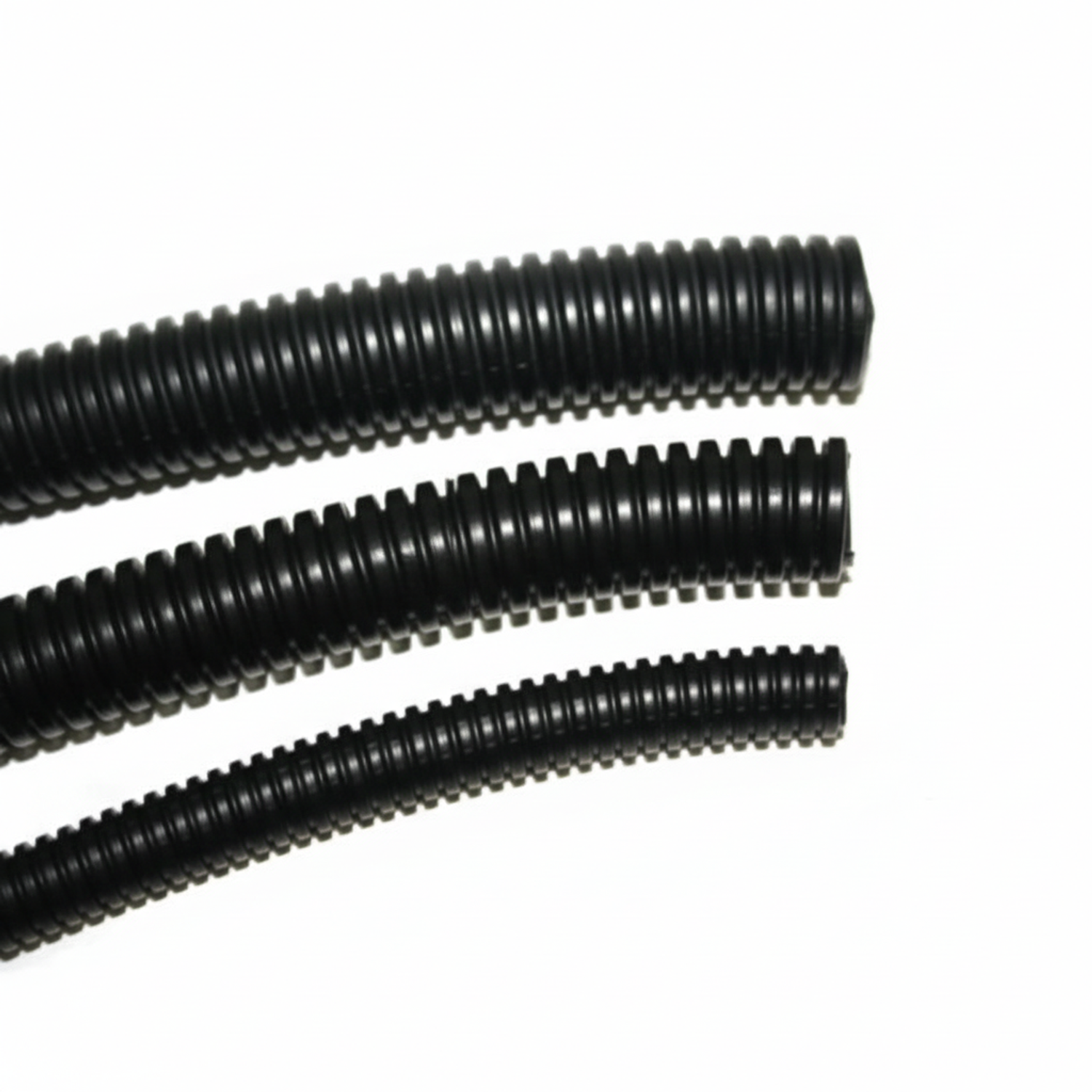 1/8" Diameter Polyethylene UV Black Split Loom Wire Tubing 100ft/Spool 