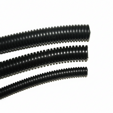 1/8" Diameter Polyethylene UV Black Split Loom Wire Tubing 100ft/Spool 