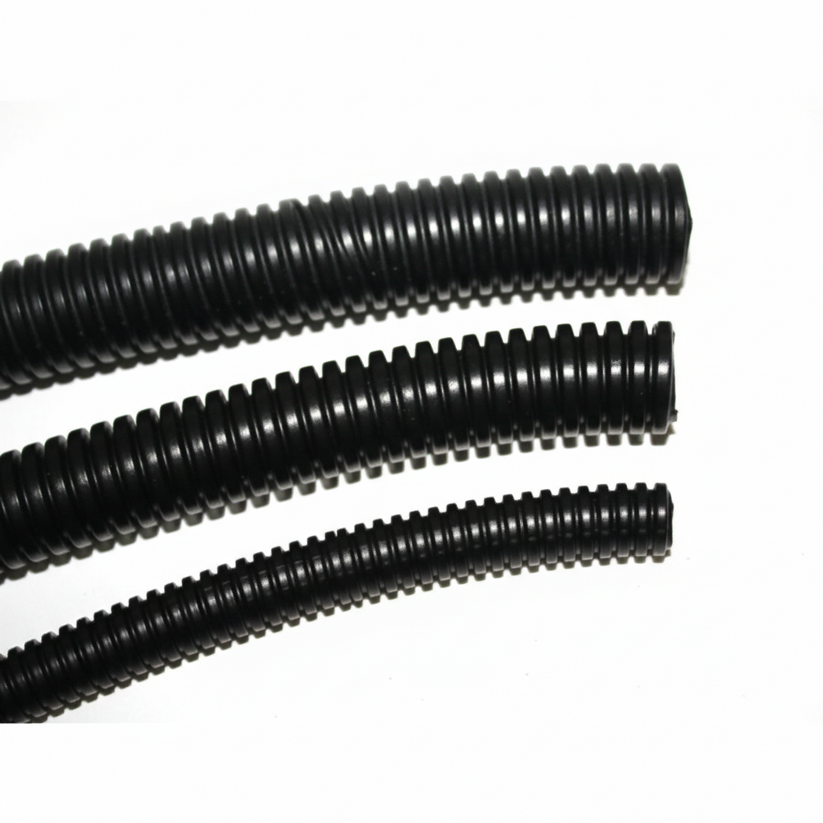 1/2" Diameter Polyethylene UV Black Split Loom Wire Tubing 100ft/Spool 