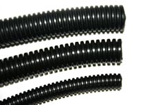 5/8" Diameter Polyethylene UV Black Split Loom Wire Tubing 100ft/Spool 