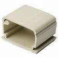 HellermannTyton SRCI0750C2 TSR Adhesive Cable Clamp, 1.25" Width, .77" Height, PVC, Ivory, 100/pkg