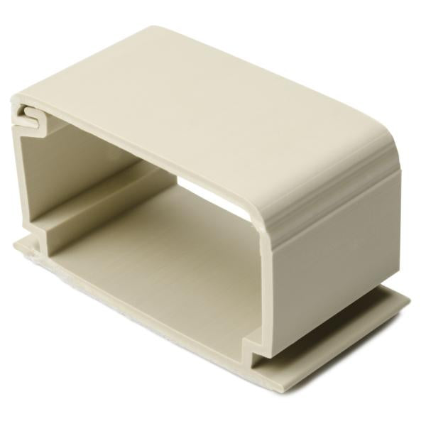HellermannTyton SRCI1000K2 TSR Adhesive Cable Clamp, 1.74" Width, 1" Height, PVC, Ivory, 100/pkg