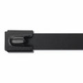 6" 300lb - Black Polyester Coated 316 Stainless Steel Cable Ties Part #SSPCoated6-HD 100/bag