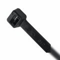 7.87" 40lb UV Black Cable Ties 1000/bag Part # I8-40-0M 3