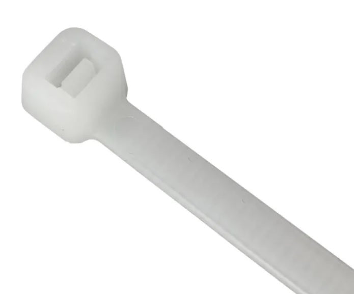 7.87" 50lb Natural Cable Ties 100/bag Part # S7.5-50-9C