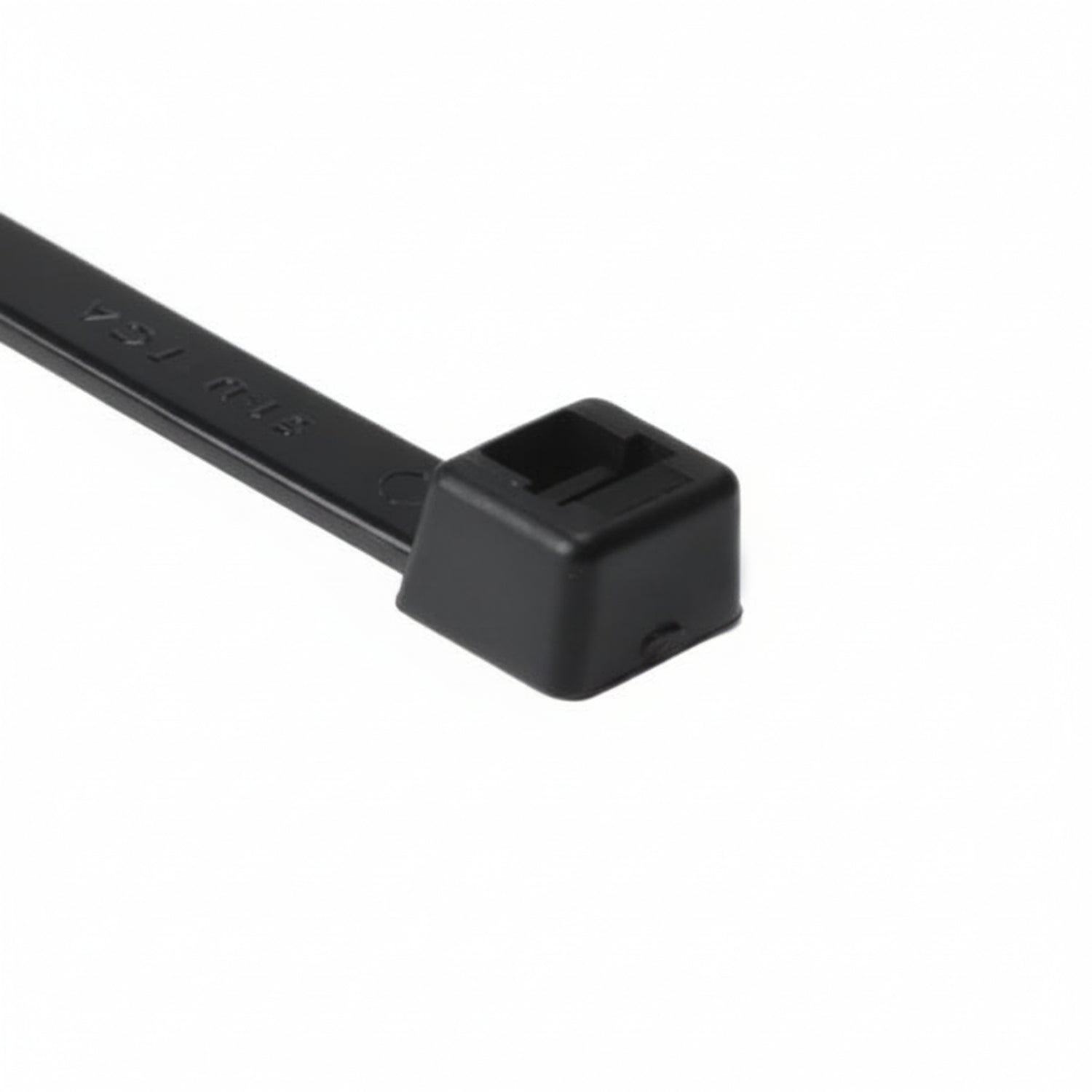 HellermannTyton T120I0UVK2 Heavy Duty Cable Tie, 11.8" Long, UL Rated, 120lb Tensile Strength, PA66UV, Black, 50/pkg
