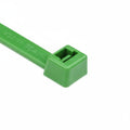 HellermannTyton T120R5H4 Heavy Duty Cable Tie, 15.2" Long, UL Rated, 120lb Tensile Strength, PA66, Green, 500/pkg