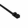HellermannTyton T120RDH0H4 Double-Head Cable Tie, 15.7" Long, 120lb Tensile Strength, PA66, Black, 500/pkg
