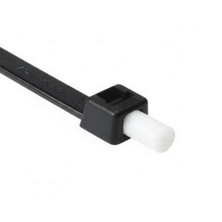 HellermannTyton T120S0HSH4 Heavy Duty Cable Tie, 8.9" Long, UL Rated, 120lb Tensile Strength, PA66HS, Black, 500/pkg