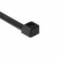 HellermannTyton T120S0UVK2 Heavy Duty Cable Tie, 8.9" Long, UL Rated, 120lb Tensile Strength, PA66UV, Black, 50/pkg
