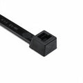 HellermannTyton T150L0K2 Heavy Duty Cable Tie, 32.3" Long, UL Rated, 175lb Tensile Strength, PA66, Black, 50/pkg
