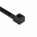 HellermannTyton T150M0HSX2 Heavy Duty Cable Tie, 21" Long, UL Rated, 175lb Tensile Strength, PA66HS, Black, 25/pkg