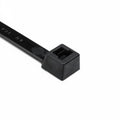 HellermannTyton T150XL0X2 Heavy Duty Cable Tie, 43.1" Long, UL Rated, 175lb Tensile Strength, PA66, Black, 25/pkg
