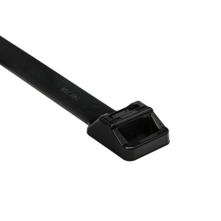 HellermannTyton T250I0X2 Heavy Duty Cable Tie, 28.7" Long, UL Rated, 250lb Tensile Strength, PA66, Black, 25/pkg