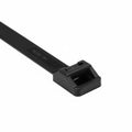 HellermannTyton T250S0X2 Heavy Duty Cable Tie, 9.1" Long, UL Rated, 250lb Tensile Strength, PA66, Black, 25/pkg