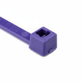 HellermannTyton T30R7M4 Standard Cable Tie, 5.8" Long, UL Rated, 30lb Tensile Strength, PA66, Purple, 1000/pkg
