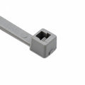 HellermannTyton T30R8M4 Standard Cable Tie, 5.8" Long, UL Rated, 30lb Tensile Strength, PA66, Gray, 1000/pkg