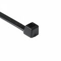 HellermannTyton T50I0HSC2 High-Temp Cable Tie, 12" Long, UL Rated, 50lb Tensile Strength, PA66HS, UV Black, 100/pkg