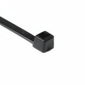 HellermannTyton T50I0UVC2 UV Resistant Cable Tie, 12" Long, UL Rated, 50lb Tensile Strength, PA66UV, Black, 100/pkg