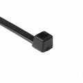 HellermannTyton T50L0HSM4 High-Temp Cable Tie, 15.35" Long, UL Rated, 50lb Tensile Strength, PA66HS,UV Black, 1000/pkg