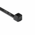 HellermannTyton T50L0M4 Standard Cable Tie, 15.35" Long, UL Rated, 50lb Tensile Strength, PA66, Black, 1000/pkg