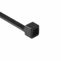 HellermannTyton T50R0HIRM4 High-Temp Cable Tie, 8" Long, UL Rated, 50lb Tensile Strength, PA66HIRHSUV,UV Black, 1000/pkg