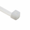 HellermannTyton T50R9PPC2 Polypropylene Cable Tie, 8" Long, 25lb Tensile Strength, PP, Natural, 100/pkg