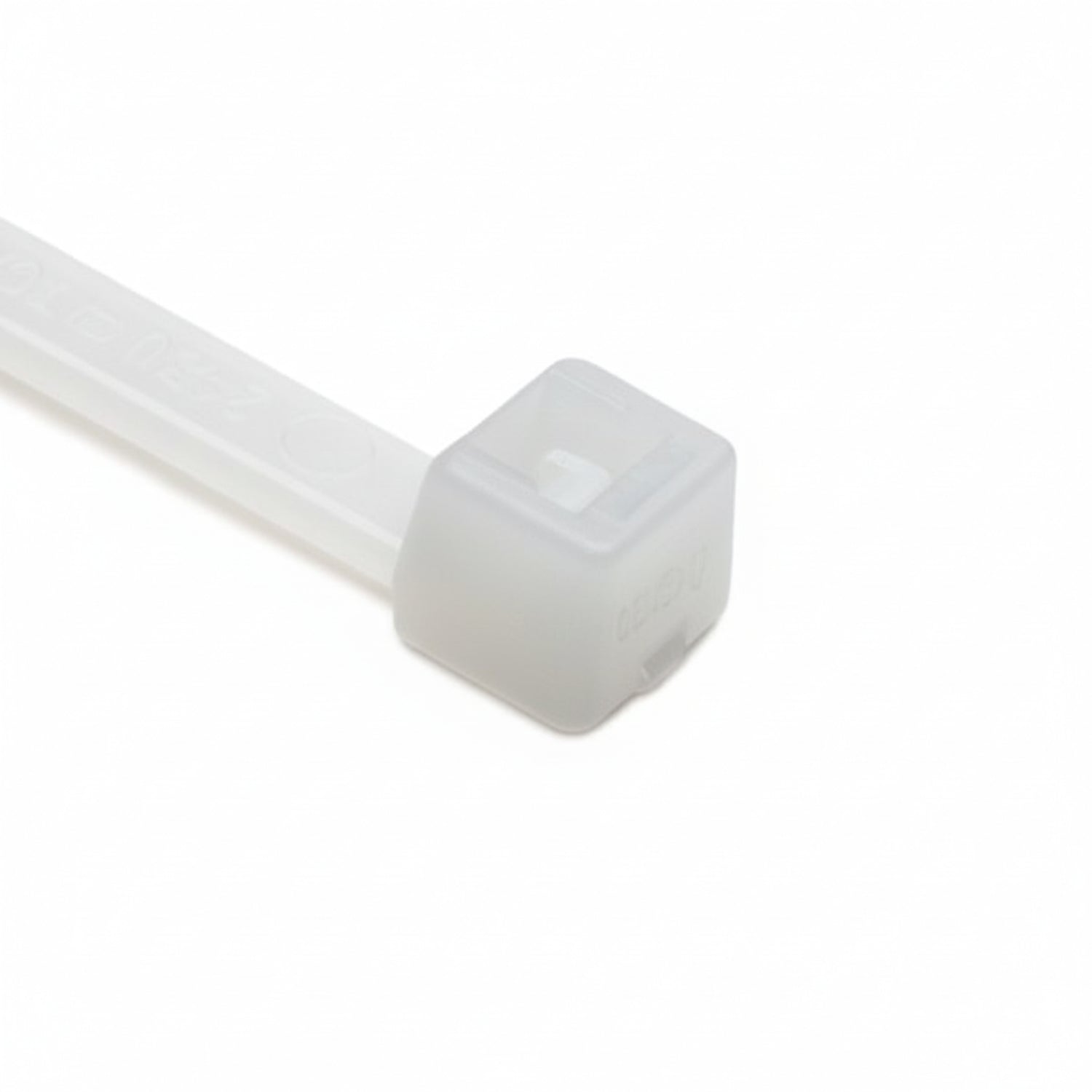 HellermannTyton T50R9VOC2 Flame-Retardant Cable Tie, 8" Long, UL Rated, 50lb Tensile Strength, PA66V0, Natural, 100/pkg