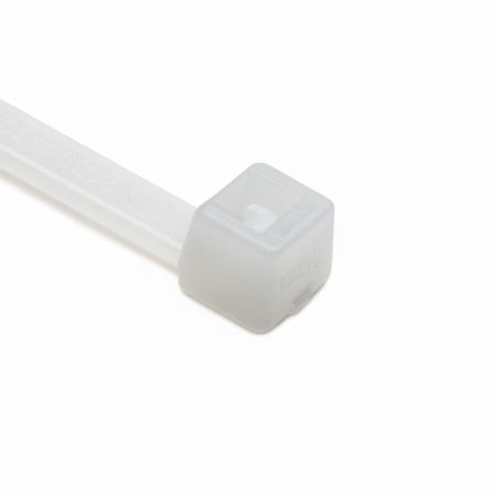 HellermannTyton T50R9VOC2 Flame-Retardant Cable Tie, 8" Long, UL Rated, 50lb Tensile Strength, PA66V0, Natural, 100/pkg