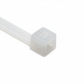 HellermannTyton T50R9VOM4 Flame-Retardant Cable Tie, 8" Long, UL Rated, 50lb Tensile Strength, PA66V0, Natural, 1000/pkg
