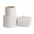 HellermannTyton TAG13T4-822 Thermal Transfer Labels, .75" x .25", 4 Across, Polyester, White, 10,000/roll